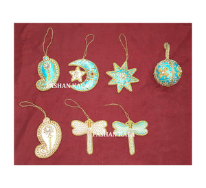 Style de luxe de conception multiple décoration de noël matériau de tissu fin pour la fête du nouvel an but décoratif en quantité en vrac - Product Image 1