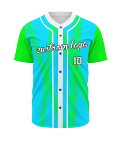 2025 personnalisé imprimé haute qualité vêtements de sport respirant broderie Baseball maillot uniforme Sublimation boutons pour Softball porter - Product Image 5