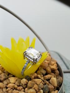 Personnalisé Fantaisie Solitaire VVS Moissanite Or 925 Argent Bague De Fiançailles De Mariage À La Mode pour Anniversaires Cadeaux 100% Satisfaction - Product Image 6