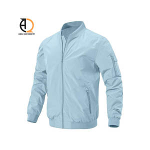 Hommes Biker Bomber Jacket Flight Street Coat Bomber Jacket Embroidery Patch - Product Image 5