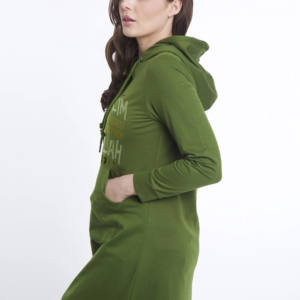 Sweat-shirt streetwear d'hiver, vêtements islamiques musulmans pour femmes, vêtements de sport à manches longues, abaya à capuche en polaire, robe modeste - Product Image 6