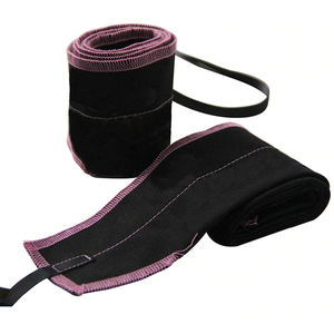 ที่กําหนดเองปรับสร้างร่างกายยิมออกกําลังกาย Powerlift สายรัดข้อมือการฝึกอบรมสนับสนุนสายรัดข้อมือห่อ - Product Image 1