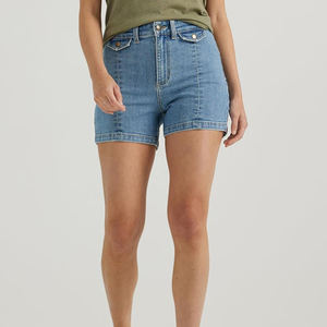 Cotton customized tight <b>Jeans</b> shorts <b>sexy</b> denim belt button Fur Shorts office Ladies Fashion casual girl shorts breathable - Product Image 2