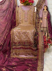 Nuevo diseñador tradicional indio pakistaní Salwar Kameez traje con bordado trabajo vestido de estilo moderno - Product Image 2