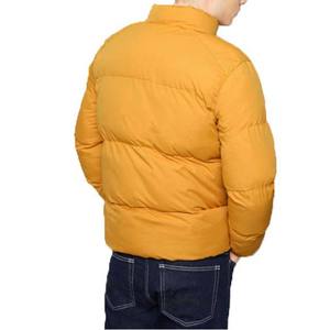 Zipper Custom Two Tone Canvas Puffer <b>Jacket</b> Winter <b>Casual</b> Stand Collar with Zipper Closure Reversible OEM Service Front Warm - Product Image 5