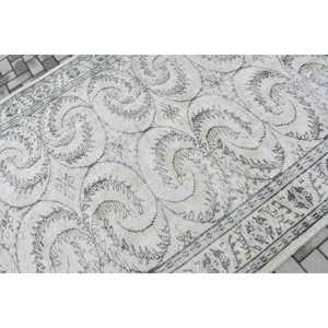 พรมวินเทจสไตล์ตุรกี ขนาด 6x7.7 ฟุต พรมลายสัตว์ขนาดใหญ่สีเทา - Product Image 5