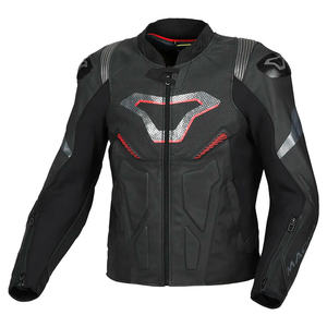 MACNA POINTER <b>Men's</b> High <b>Leather</b> Motorcycle <b>Jacket</b> Breathable Waterproof Windproof Printed Sportswear for Racing for Riding - Product Image 1