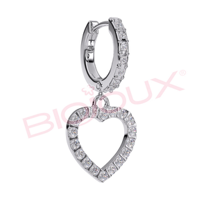 Bali Hypoallergenic <b>Stud</b> <b>Earrings</b> for Women White <b>Crystals</b> - Product Image 1