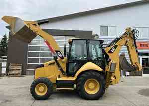 Chargeur frontal diesel de CAT 420F de chargeur de pelle rétro de CAT de niveau élevé avec la pelle rétro de seau - Product Image 5