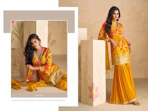 ชุดสูท Salwar Kameez ชุดเสื้อผ้าปากีสถานปักลายลายสินค้ามาใหม่ - Product Image 5