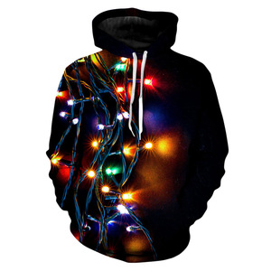 Sudaderas con Capucha de Estilo Otoñal para Hombre y Mujer, Abrigo con Estampado de Muñeco de Nieve Navideño y Papá Noel, Sudaderas de Punto para Tendencia Urbana y Ocio - Product Image 1