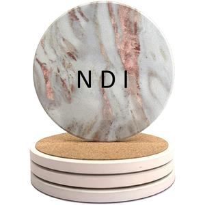 Rounded Shape Decorative Marble Coaster Set For Tea Coffee Or <b>Beer</b> Drinking Mug Coasters Marble Tea Coaster Latest Style Coaster - Product Image 5