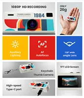 Novedad: Llaveros de juguete con forma de cámara IKodakers, con función de cámara digital, figuras de caja sorpresa, serie a granel, modelo de material ABS para diversión