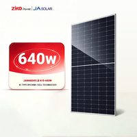 Module solaire JA Solar JAM66S45 635 LR N Type Half Cut 635W à faible dégradation, panneau de production d'énergie photovoltaïque mono