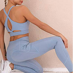 Juego de Yoga de Moq bajo de talla grande para uso femenino, cómodo, fácil de usar, juego de yoga para gimnasio disponible en stock - Product Image 4