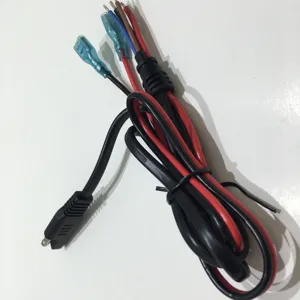 6mm2 Red Wire Black SAE Plug Trailer Wire For Power Connection Wire Harness