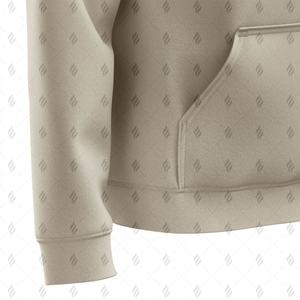 Sudadera con Capucha para Hombre, Tejido Grueso de 350 g/m², 100% Algodón, Color Liso Teñido, Estilo Casual Urbano, Corte Holgado, Hecho en Pakistán - Product Image 6