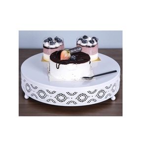 Support de gâteau en métal attrayant pour présentoir de gâteau de mariage présentoir de gâteau de tasse plateau du désert écologique de haute qualité - Product Image 1