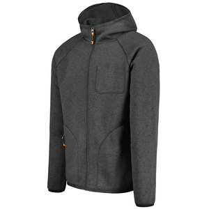 Veste respirante à fermeture éclair à col montant personnalisée en polaire pour hommes Indemand Veste d'extérieur légère et chaude de haute qualité - Product Image 3