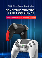 Control de Juego Inalámbrico SZZR P06 con Macro Programación, Compatible con Slim/Pro/PC 360, Doble Vibración, Movimiento de 6 Ejes, Compatible con Móviles