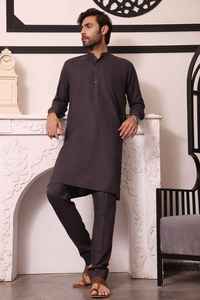 Shalwar Kameez de créateur de vêtements ethniques à la mode pour hommes, ensemble de pyjama Kurta pour hommes - Product Image 6