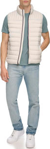 Gilets bouffants pour hommes de nouveau style multicolore fabriqués en coton et nylon sans manches avec un design et une marque personnalisés - Product Image 2