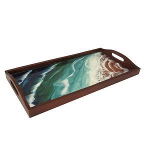 Bandeja de platos para servir hecha a medida Bandeja de servicio pulida brillante Producto de Venta caliente Vajilla Plato decorativo - Product Image 2