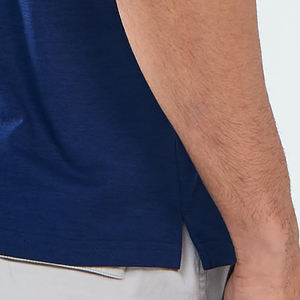 Impresión personalizada de alta calidad de los hombres de manga corta Casual para Polo camisa transpirable verano lona 100% algodón patrón sólido - Product Image 6