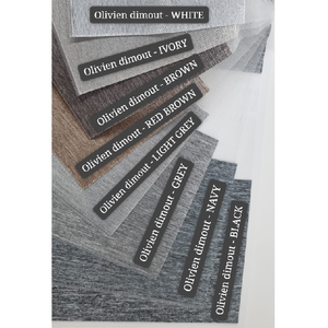 OLIVIEN-TEXTIL DECOWIN TEXTIL, persianas combinadas DIMOUT, persianas, ideal para decoración del hogar, diseño de cebra - Product Image 6