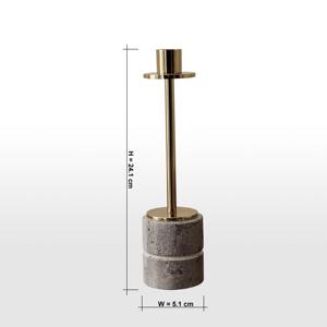 Modern Metal <b>Candle</b> Holder Stylish Decorative Table Accent Contemporary Centerpiece for Living Room Bedroom and Dining - Product Image 5