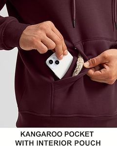 Sudaderas con capucha informales de invierno para hombre, Color sólido, 100% algodón, forro polar, ajuste Regular, secado rápido y transpirable, alta calidad - Product Image 6
