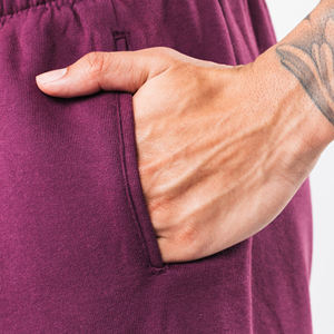 Pantalones cortos deportivos desgastados de algodón 100% para hombre con logotipo personalizado bordado Sun Faded Color sólido Cordón de calidad garantizado - Product Image 6