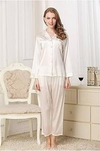 Conjunto de Pijama de Seda de Lujo, Suave y Transpirable, Disponible a un Precio Accesible - Product Image 6