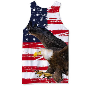 Débardeur Premium Respirant pour Homme USA Falcon, Col Montant, Coupe Ajustée, Sans Manches, Améliorant la Silhouette, 100% Coton, Coupe des Aisselles, OEM 2026 - Product Image 2