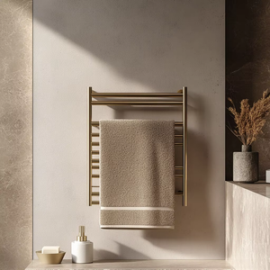 Grande réduction ; porte-serviettes en métal donne un aspect professionnel aux installations de salle de bain, cadeaux de pendaison de crémaillère 2k26 - Product Image 5