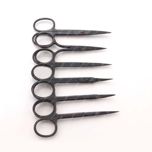 Vente en gros de mini ciseaux à broder de haute qualité, ciseaux de maquillage en acier inoxydable pour la coupe des cils et des sourcils avec pointe pointue - Product Image 5