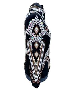 เสื้อแจ็คเก็ตขี่ม้าแบบมีซิปปิดที่หรูหราและมีสไตล์แบบพรีเมี่ยมสำหรับการขี่ม้าแบบตะวันตก - Product Image 3