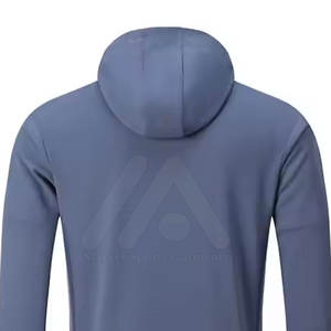 Men's High Street Style Quick Dry Workout Jacket Comfortable Lightweight Sportswear with Front Logo for Fitness Running Training - Product Image 2