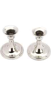 Candelabro de Shabat Yair Emanuel, Diseño Cónico, Acabado en Latón o Plata, Candelabro de Shabat, Regalo de Boda Judaica - Product Image 5