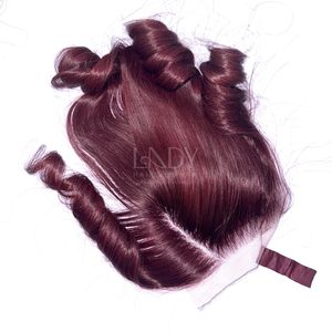 Extensions de Cheveux Humains Vietnamiens Ondulés Ombrés de Qualité Supérieure à Prix Compétitif, Lot de Bundles avec Closure 2026 - Product Image 5