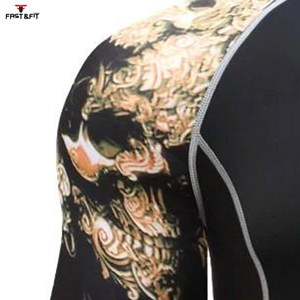 Rashguard de sport respirant, confortable, simple, uni, couleur unie, vente chaude, Rashguards UPF50+ écologiques - Product Image 3