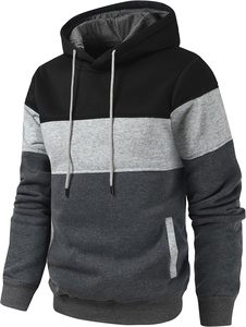 Sudaderas con capucha de lana unisex negras con rayas multicolores: elegantes y cómodas para todas las estaciones y actividades - Product Image 2