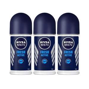 3x Déodorant Stick Nivea Fresh Active 0% Aluminium pour Hommes (Pack de 3) - Product Image 1