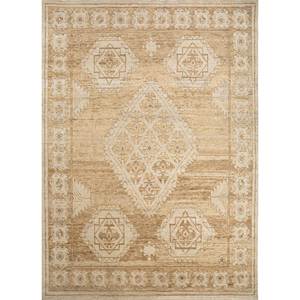 Thyme Beige <b>Brown</b> <b>Wool</b> Hand Knotted Rugs Re-1262 Afghan Afghan Home Medallion Rectangle Puzzle Entryway Hallway Living Carpet - Product Image 1