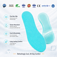 Semelles intérieures en silicone liquide souple de qualité médicale pour le soulagement de la fasciite plantaire et des épines calcanéennes, hypoallergéniques, vente en gros