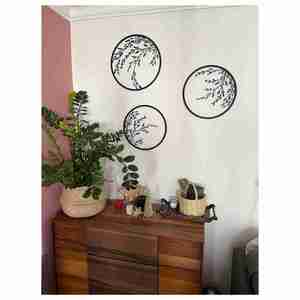 ภาพศิลปะติดผนังสำหรับห้องรับประทานอาหารกรอบโลหะงานตกแต่งบ้านแบบดั้งเดิมทำด้วยมือระดับพรีเมียมอินเดียสำหรับการฉลองวันเกิดและเดือนรอมฎอน - Product Image 4