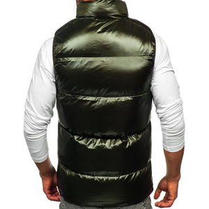 Nouveau Style Logo personnalisé hiver décontracté bulle gilet bouffant hommes de haute qualité écologique imperméable coupe-vent OEM Service - Product Image 2