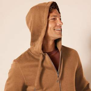 Essentials Sweat à capuche en molleton à fermeture à glissière complète pour homme (disponible en Big & Tall) - Product Image 6