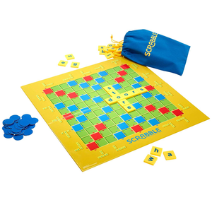 Jeu de société éducatif en plastique personnalisé pour les jeunes, jeu de puzzle de lettres, jeu d'apprentissage pour enfants de 4 à 6 ans, sac de rangement, voyage - Product Image 2