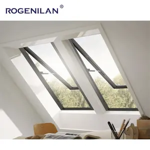Rosenilan motorizzato automatico retrattile in alluminio Open Air vetro scorrevole tetto tetto luce Smart in alluminio vetratura lucernario finestra